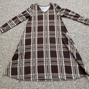 A plaid swing dress.